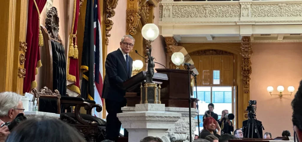 Gov. Mike DeWine gives his 2024 speech to the Ohio General Assembly