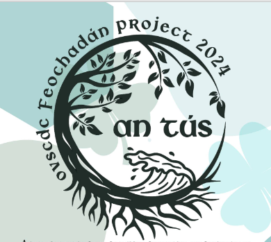 The graphic logo for the OVSCDC Feochadon Project 2024.