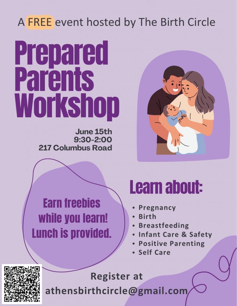 A flyer for the Prepared Parents Workshop.
