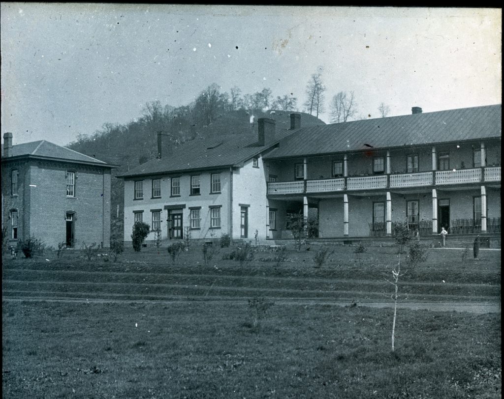 A photo of the old children's home on East State Street in Athens