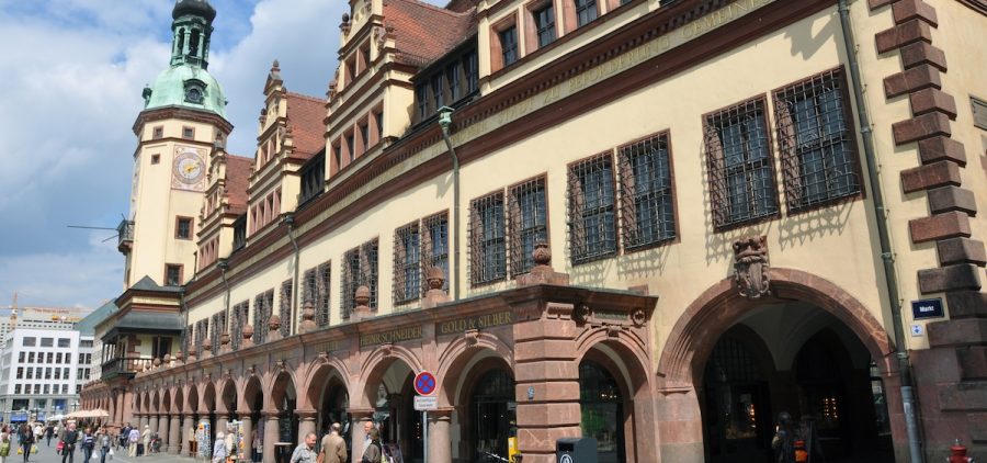 Old Town Hall in Leipzig.