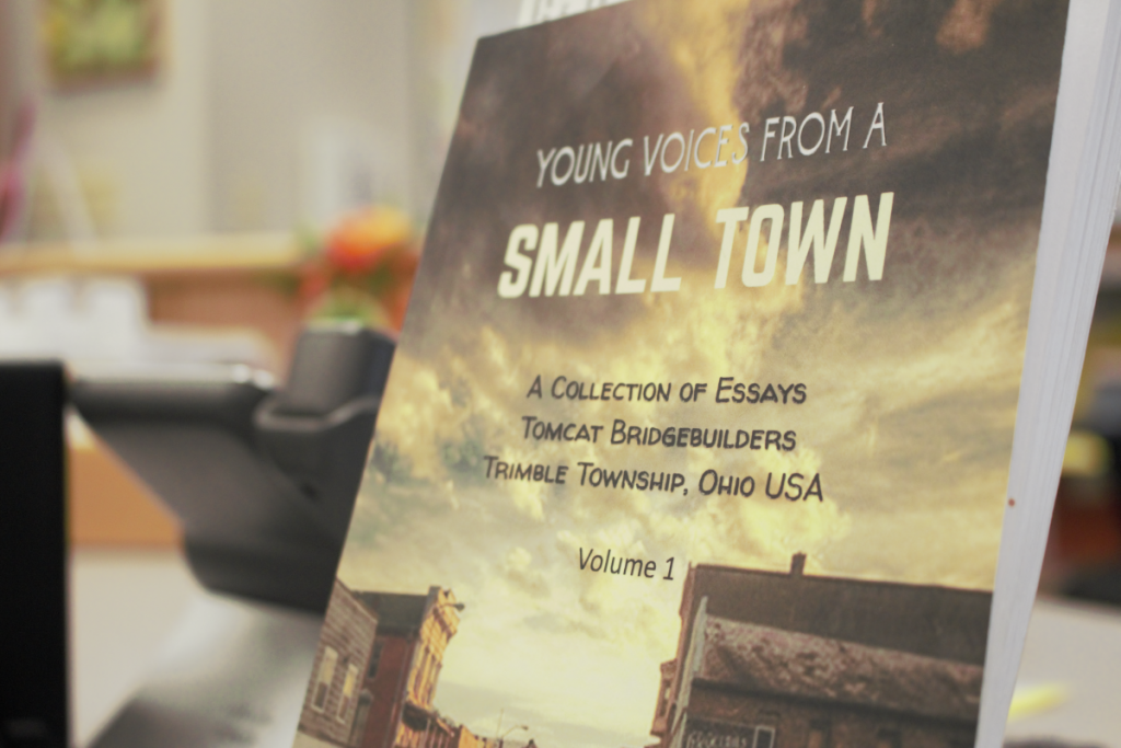 The front cover of the book Young Voices from a Small Town.