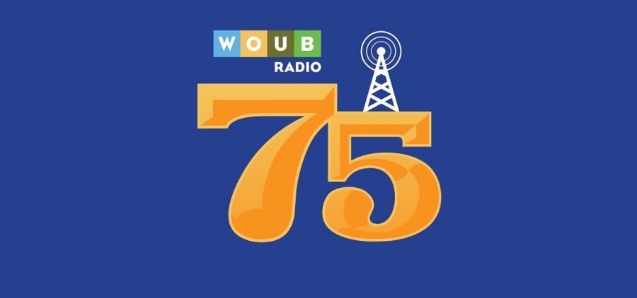 WOUB RADIO 75 logo