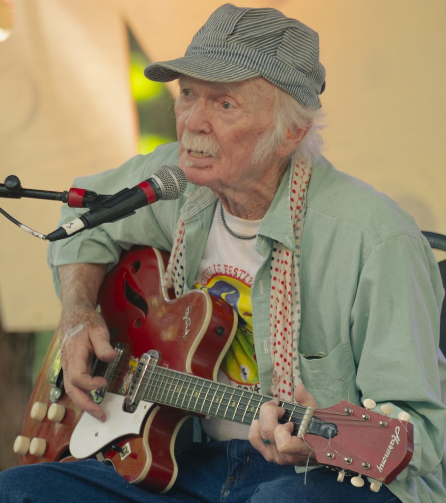 Michael Hurley, an outsider folk legend, returns to the creekside stage of the Nelsonville Music Festival.