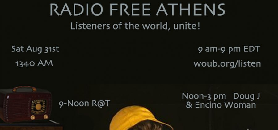 An image with the line up for Radio Free Athens.