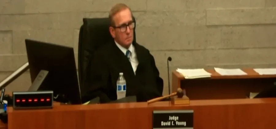 Judge David Young of the Franklin County Common Pleas Court hears case involving constitutionality of Ohio's law requiring a 24-hour waiting period before getting an abortion.