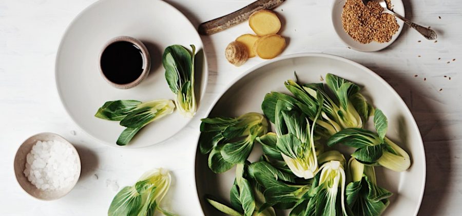 An image of several types of vegetables against a white background.