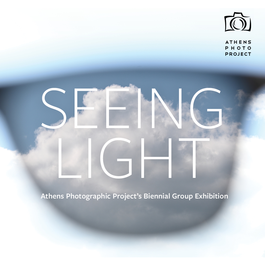 A flyer for the "Seeing Light" exhibition.