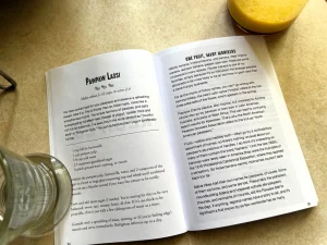 A recipe for a pawpaw lassi, from Sara Bir's cookbook, a Pocket Pawpaw Cookbook.