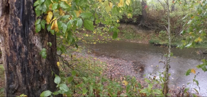 Sunday Creek flowing through Trimble, Ohio.