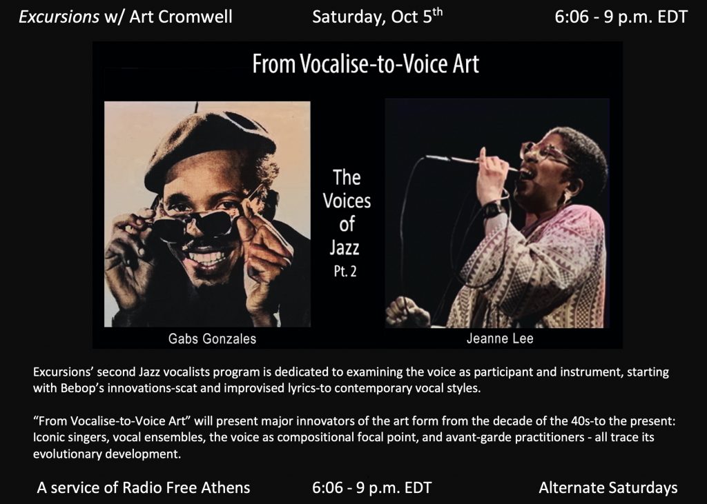 A graphic with the details for "Excursions w/ Art Cromwell" October 5, 2024. 