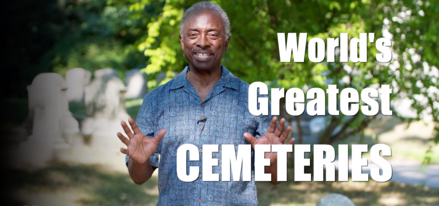 host of worlds greatest cemeteries speaking in a graveyard