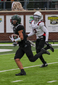 Coleman Owen running into the end zone for his first TD vs Ball State. 