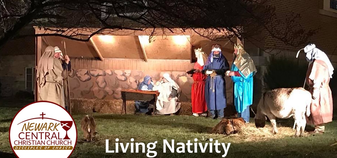 An image of a live nativity recreation.