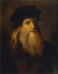 Presumed self-portrait by Leonardo da Vinci.