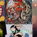 A collage of album cover images.