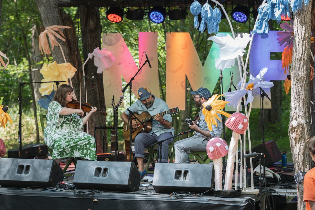 an image of The Peel performing at the 2024 Nelsonville Music Festival.