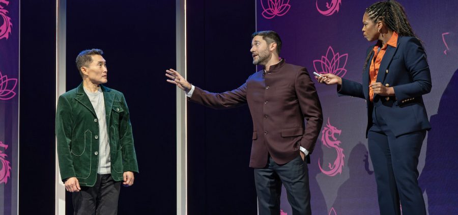 Daniel Dae Kim, Ryan Eggold and Marinda Anderson. Credit:Joan Marcus