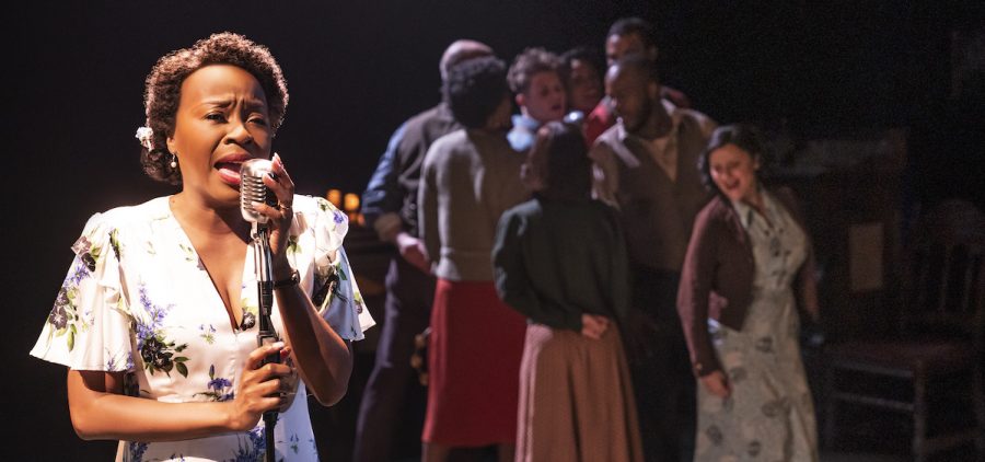 Jeannette Bayardelle and the cast of GIRL FROM THE NORTH COUNTRY. Credit: Matthew Murphy