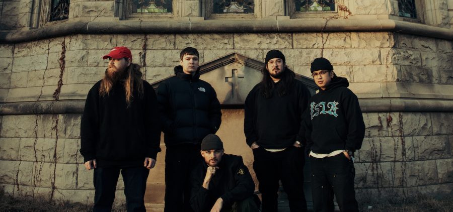 A press photo of the band Knocked Loose.