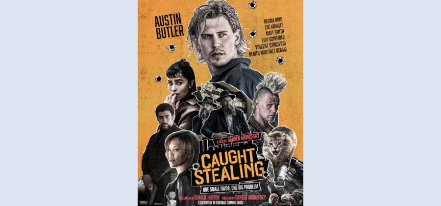The film poster for "Caught Stealing."