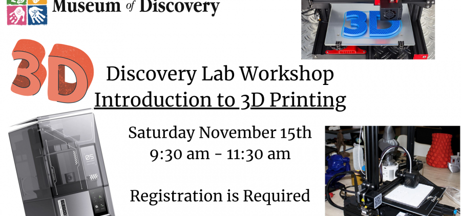 A flyer with information about an upcoming Makerspace event.