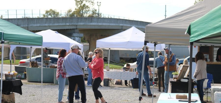 A farmers market run by From Scratch Co-Op in Cambridge.