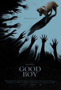 The poster for the film "Good Boy." 