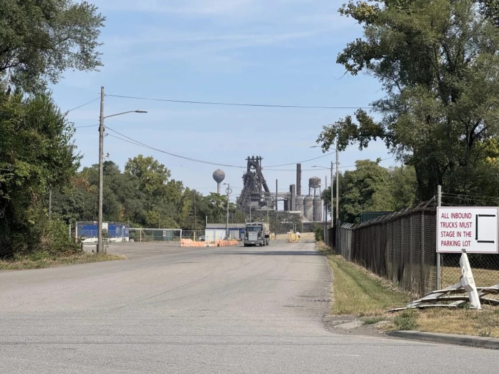 Cleveland-Cliffs as seen from well beyond the gate.