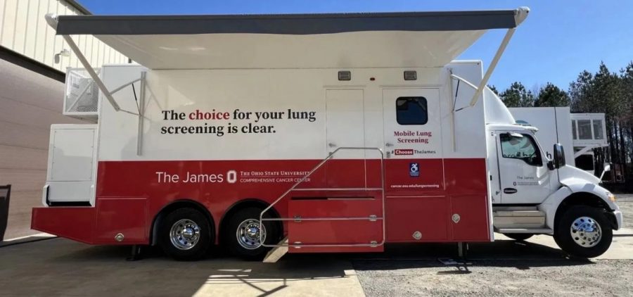 Ohio State University's mobile lung cancer screening unit
