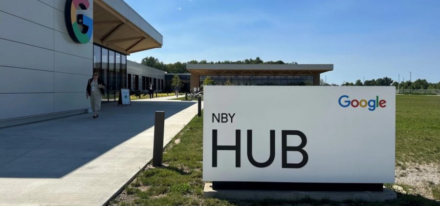 Google’s data center in New Albany in 2023