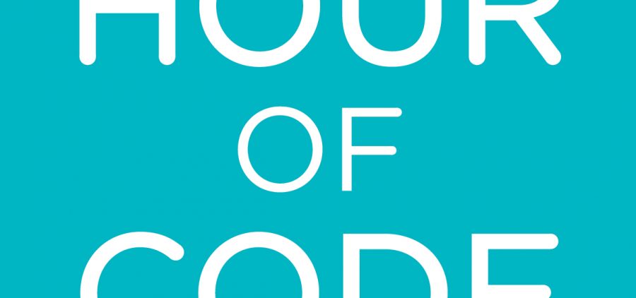 The hour of code logo.