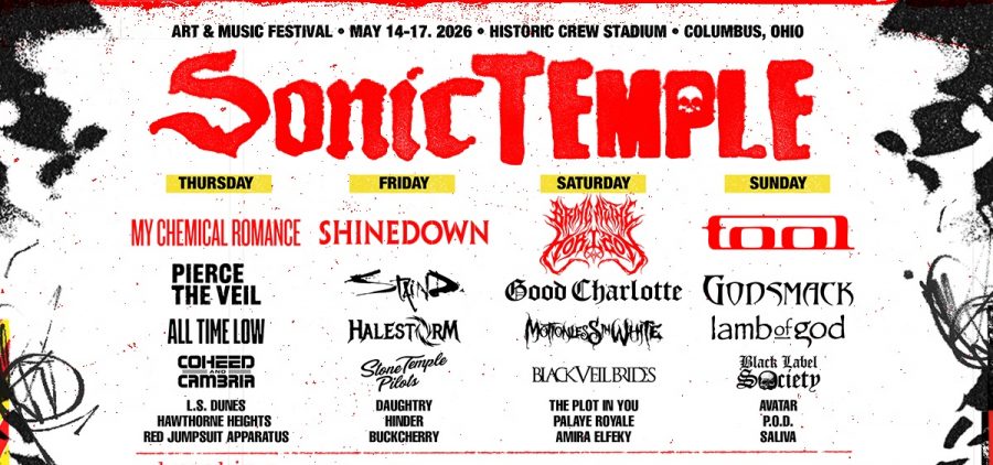The lineup for Sonic Temple 2026.