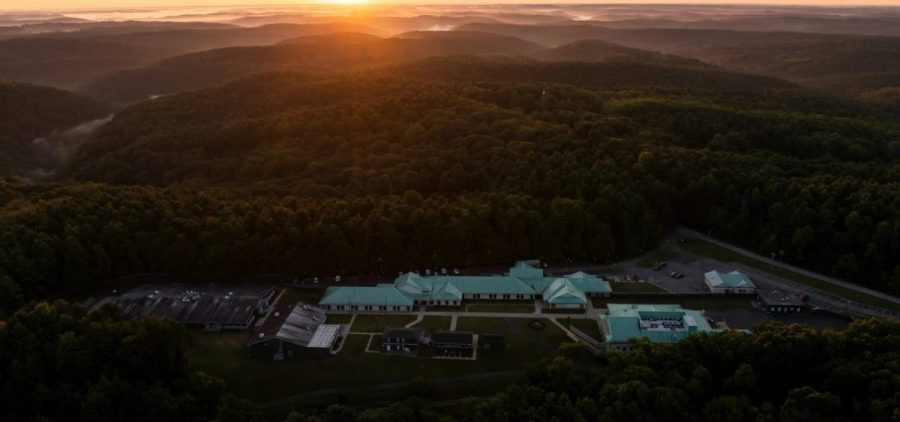 Mohican Young Star Academy as seen from an aerial shot.