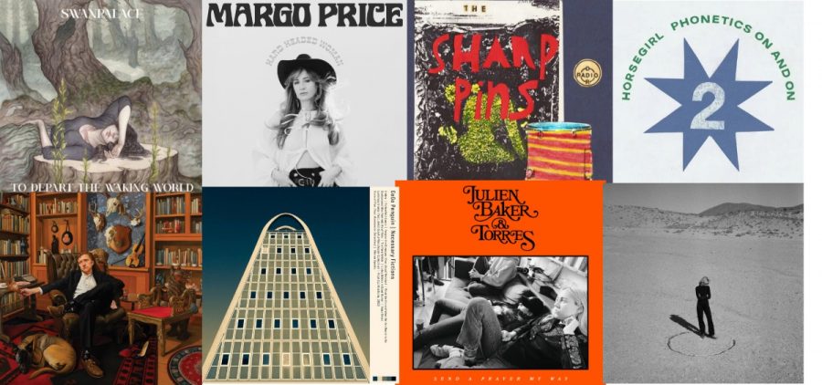 The album covers for several records selected by Chris Pyle as his favorites of the year.