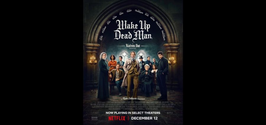 The film poster for "Wake Up Dead Man."