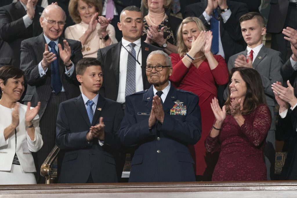 Brig. Gen. Charles McGee was honored at the 2020 State of the Union Address