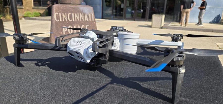 A drone used by the Cincinnati Police Department to respond to calls for service.