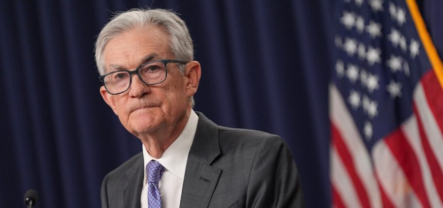 Federal Reserve Chair Jerome Powell speaks at the Federal Reserve