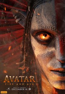 Poster for the film "Avatar: Fire and Ice".