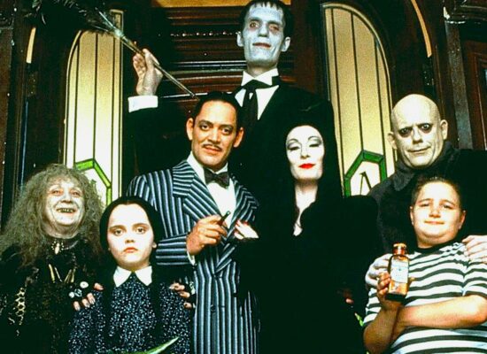 A still from the film "The Addams Family"