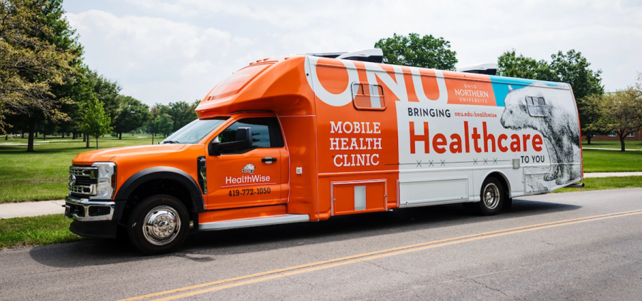 A mobile health clinic from Ohio Northern University