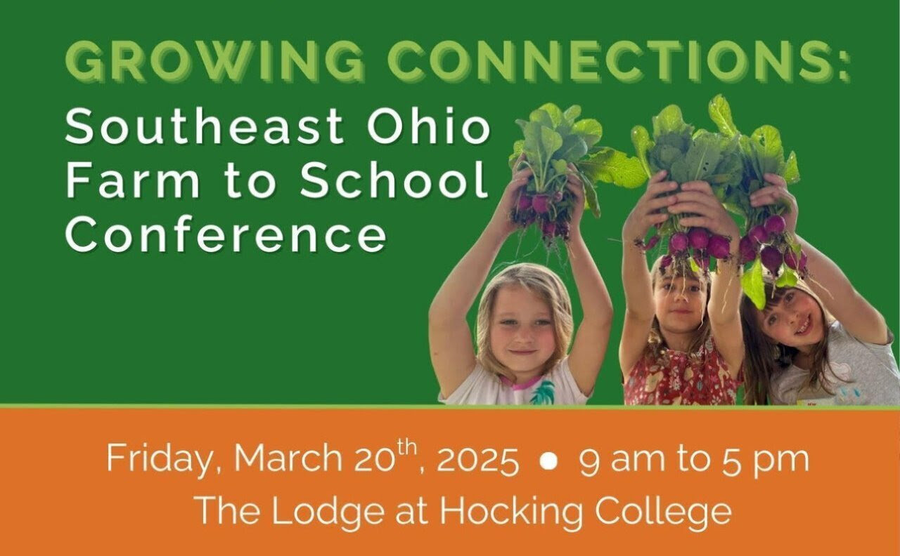 A flyer for the Farm to School Conference.