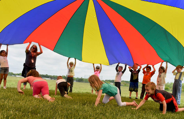 An image of children playing.