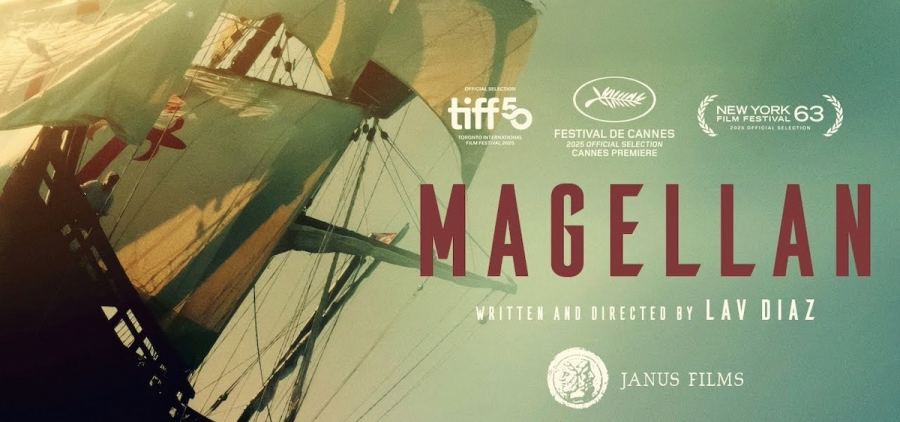 Promotional image for the film "Magellan."