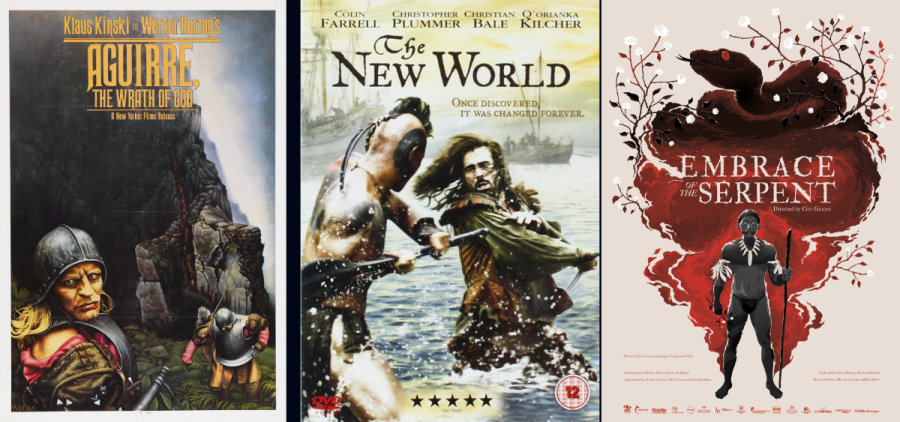 Film posters for three movies.