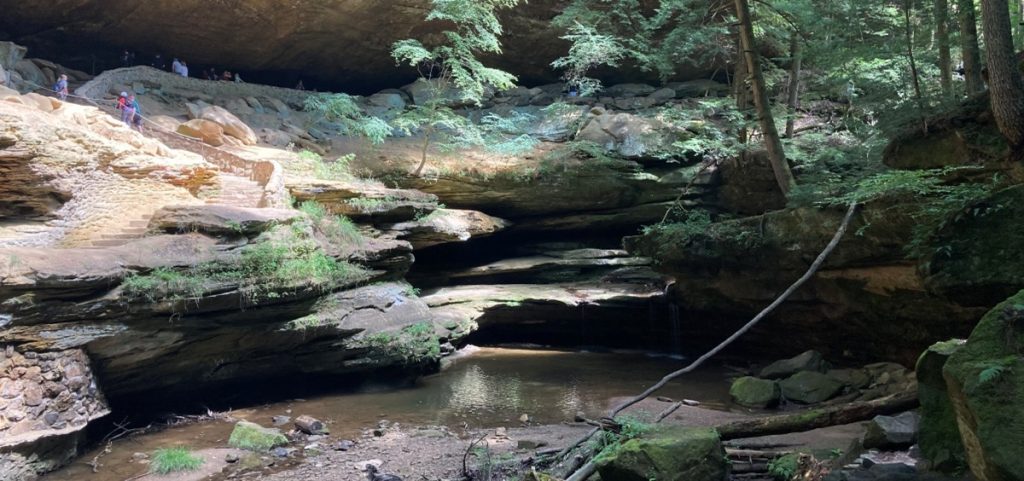 Old Man's Cave in the Hocking Hills.