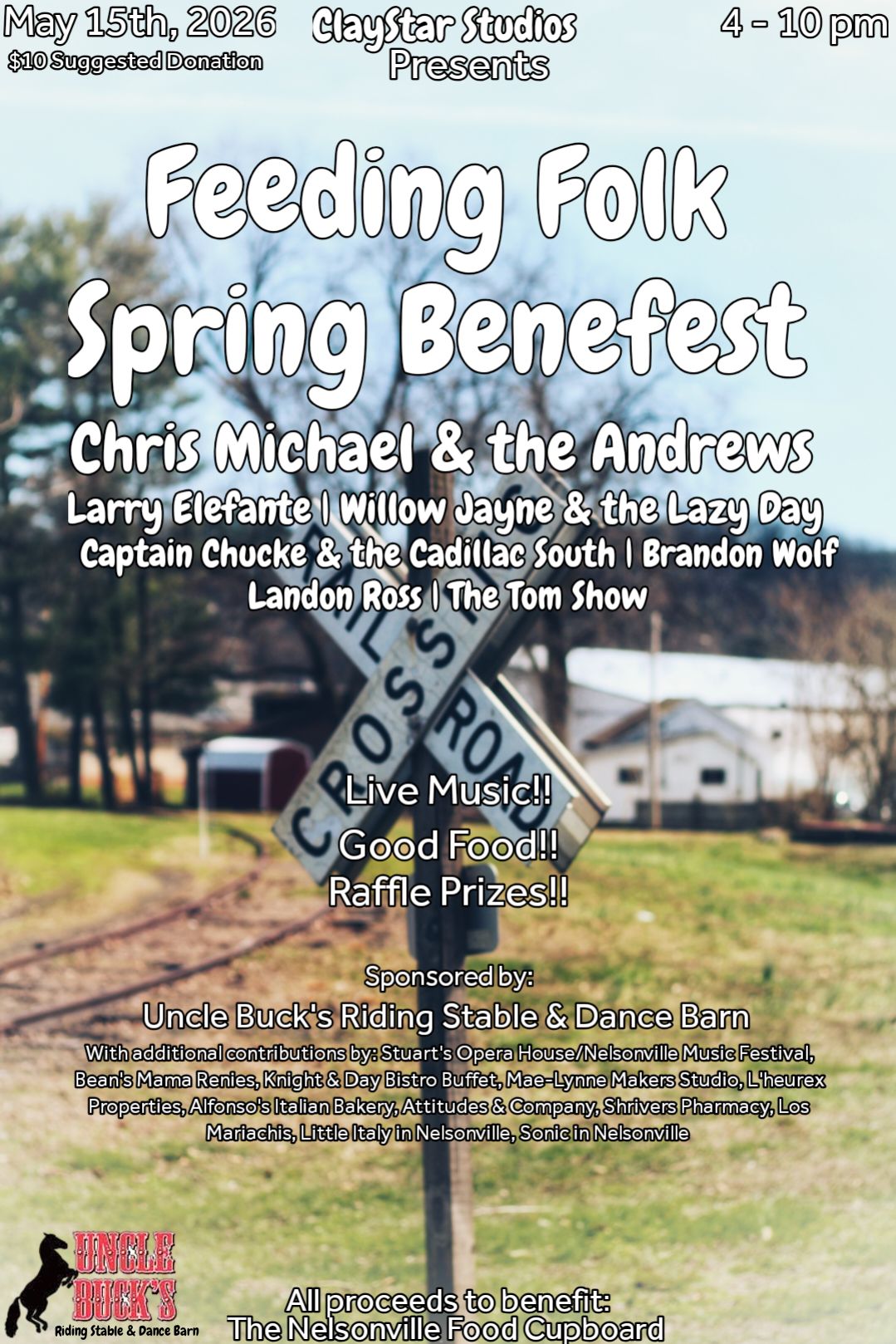 A poster for Spring Benefest 2026.