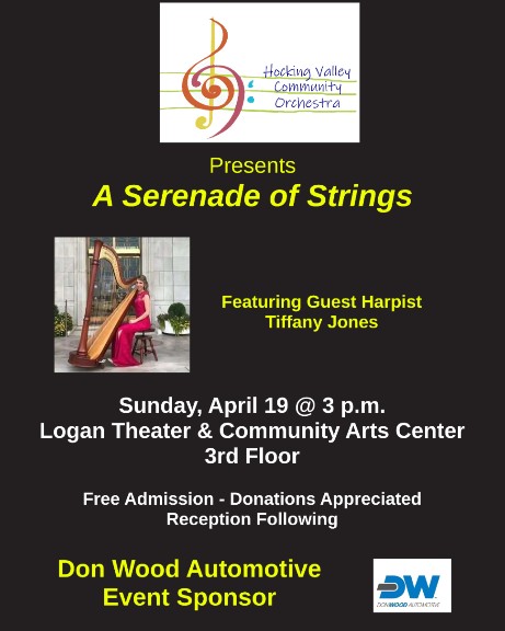 An image with information about an upcoming local concert.