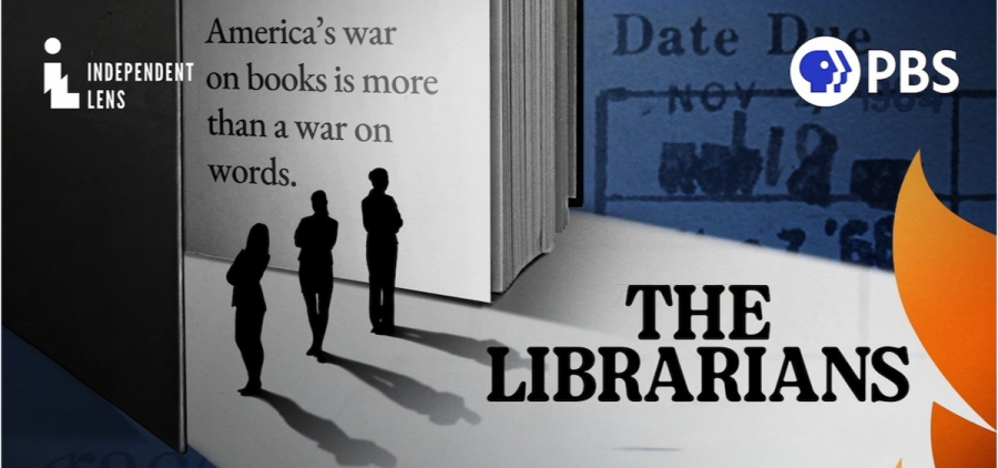 An image of the promotional image for the documentary "The Librarians".